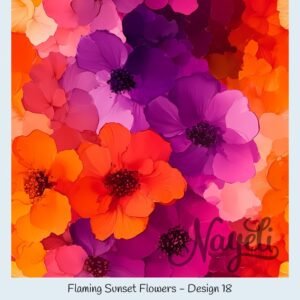 Flaming Sunset Flowers – Bild 19