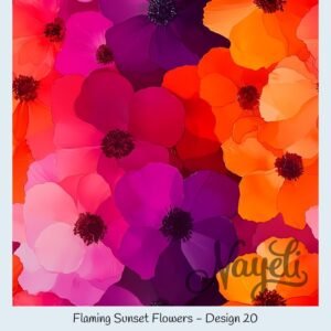 Flaming Sunset Flowers – Bild 21