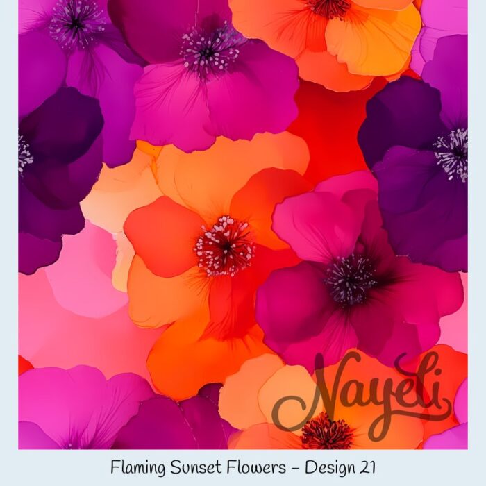 Flaming Sunset Flowers – Bild 22