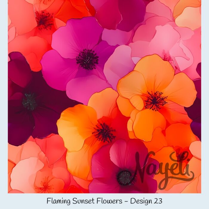 Flaming Sunset Flowers – Bild 24