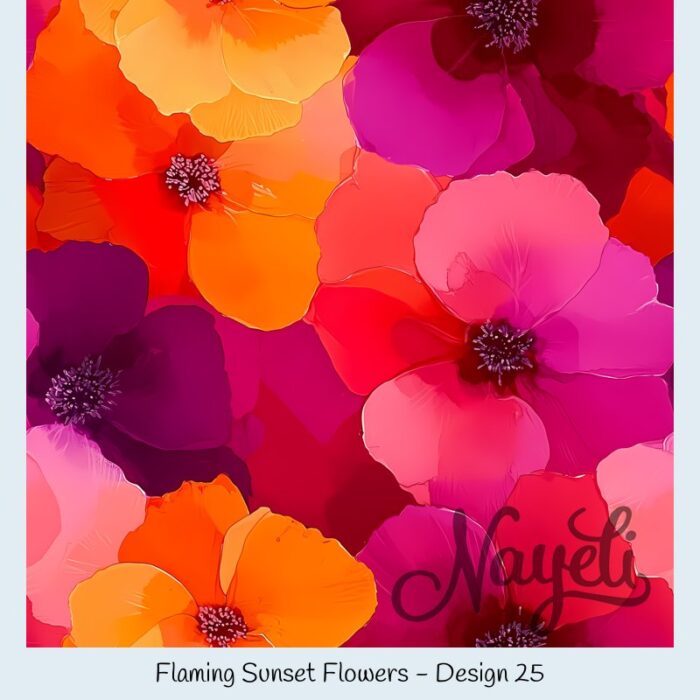 Flaming Sunset Flowers – Bild 26