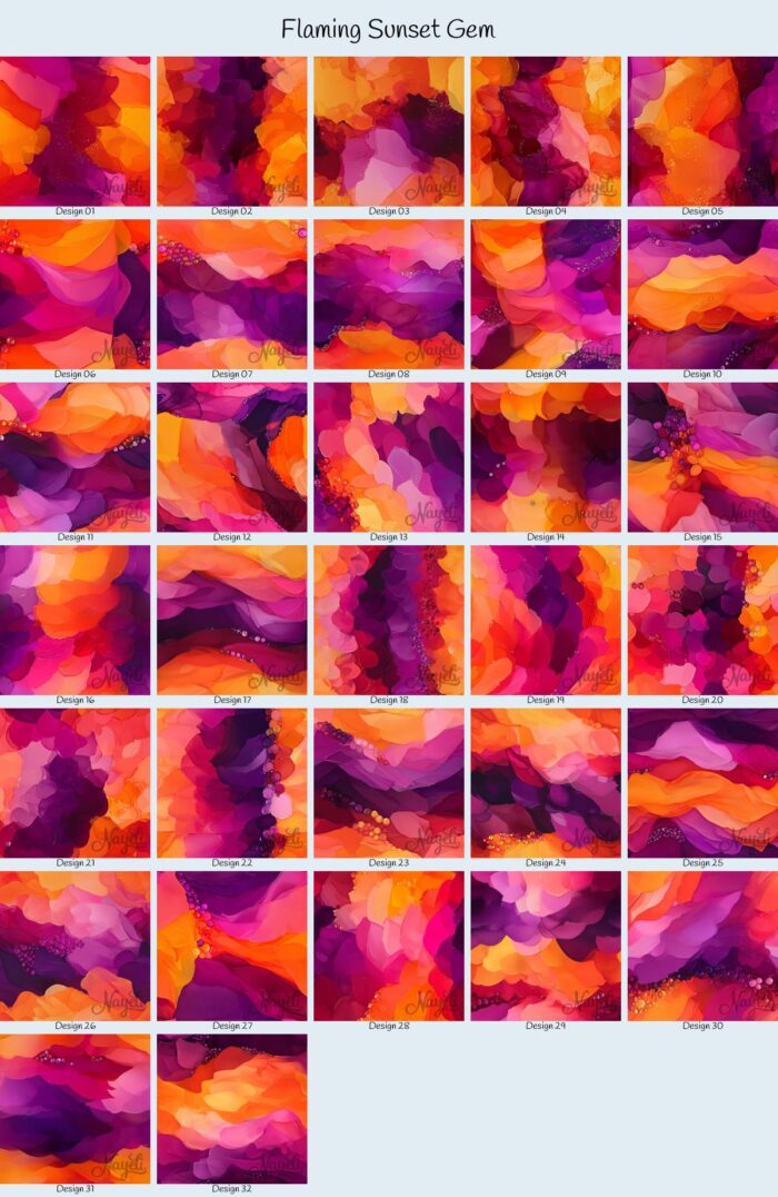 Flaming Sunset Gem – Bild 1