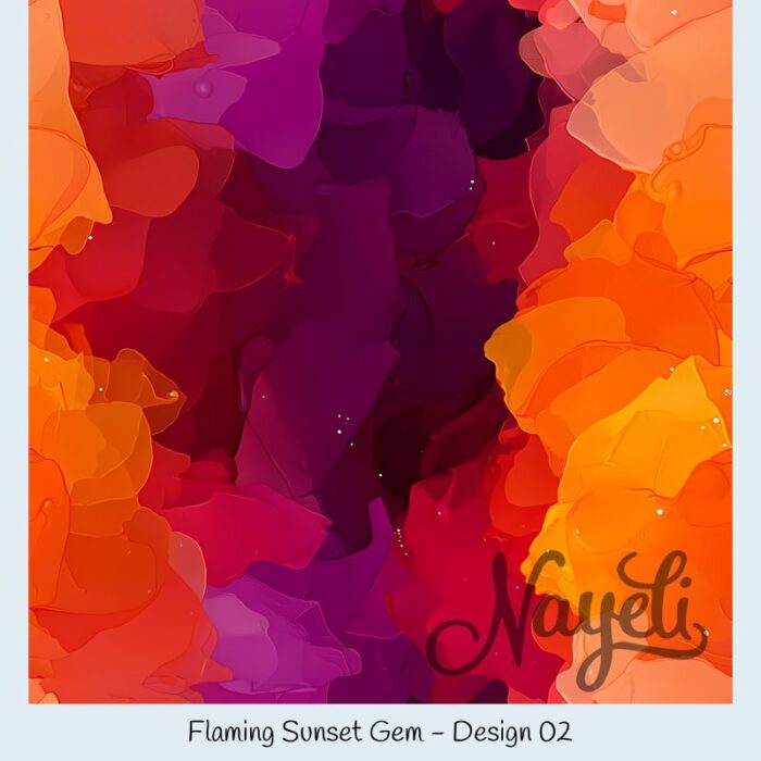 Flaming Sunset Gem – Bild 3