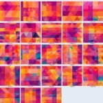 Flaming Sunset Geometrics