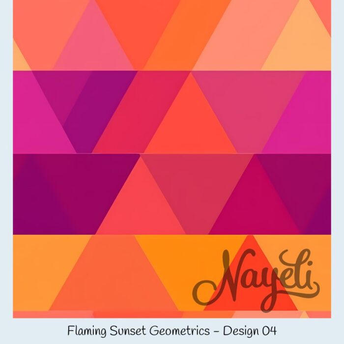 Flaming Sunset Geometrics – Bild 5