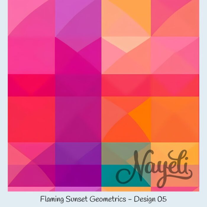 Flaming Sunset Geometrics – Bild 6