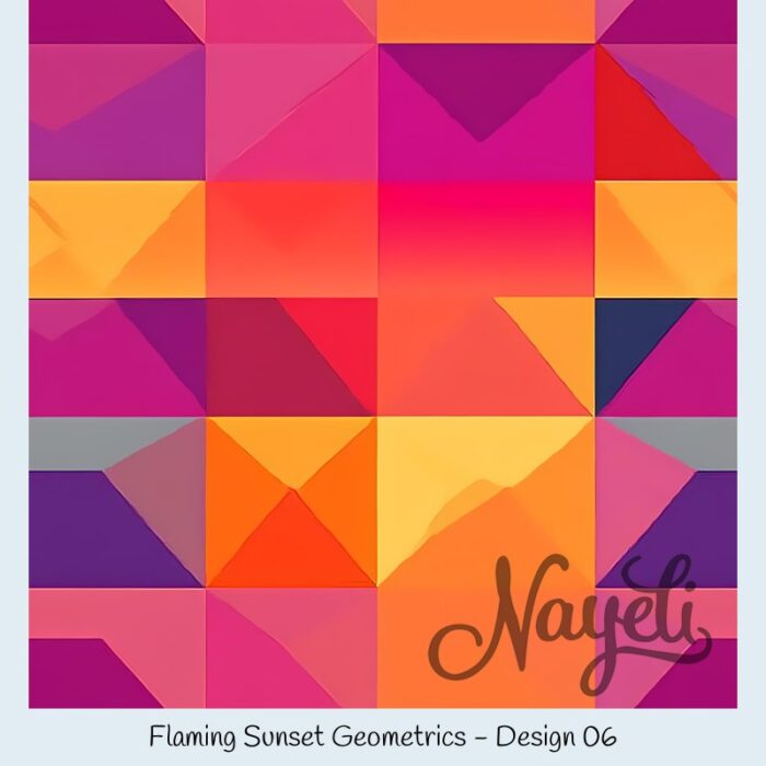 Flaming Sunset Geometrics – Bild 7