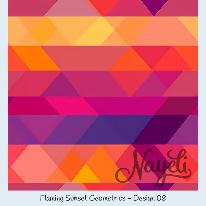 Flaming Sunset Geometrics – Bild 9