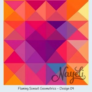 Flaming Sunset Geometrics – Bild 10