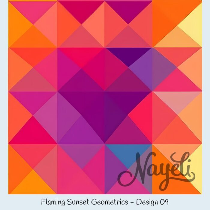 Flaming Sunset Geometrics – Bild 10