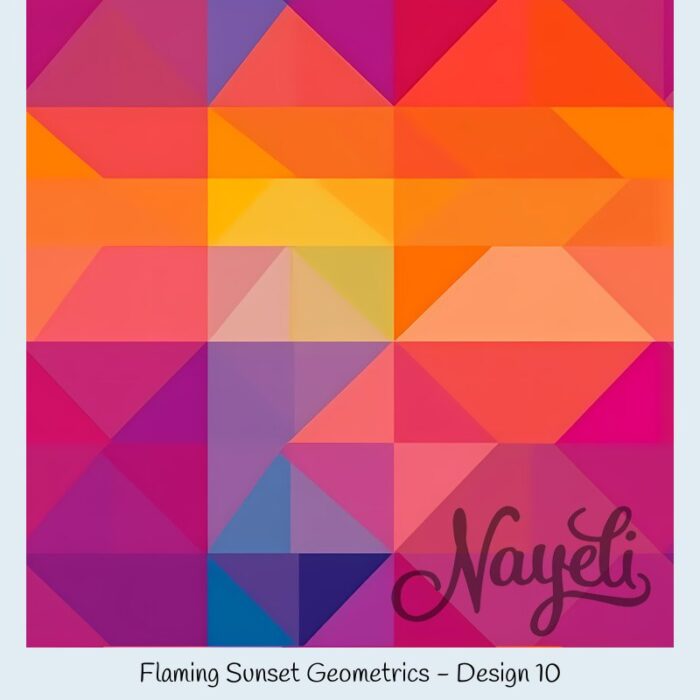 Flaming Sunset Geometrics – Bild 11