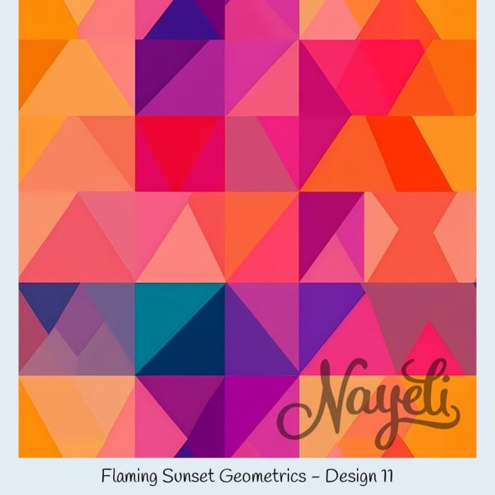 Flaming Sunset Geometrics – Bild 12