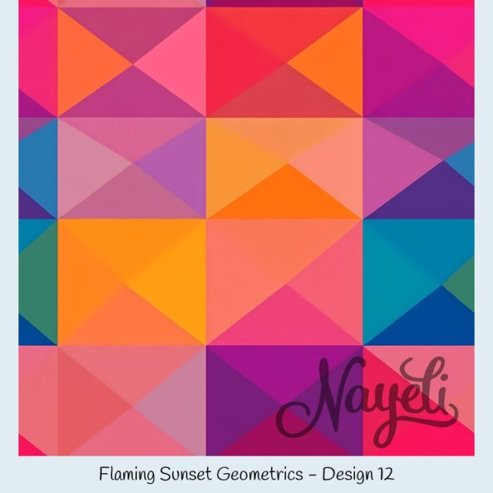 Flaming Sunset Geometrics – Bild 13