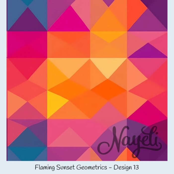 Flaming Sunset Geometrics – Bild 14