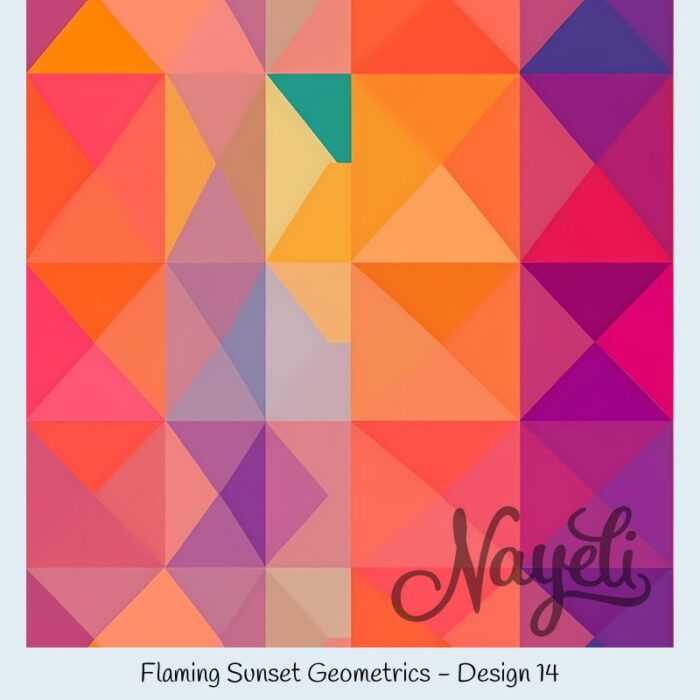 Flaming Sunset Geometrics – Bild 15