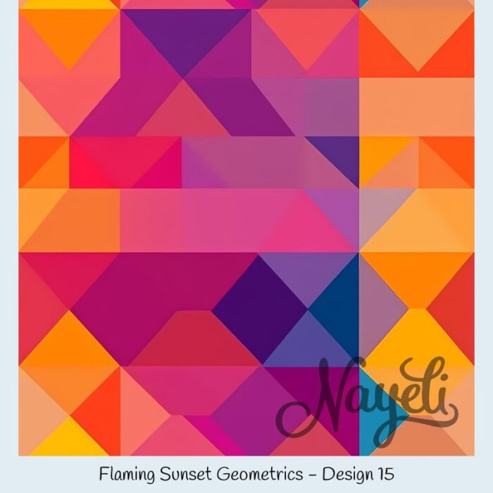 Flaming Sunset Geometrics – Bild 16