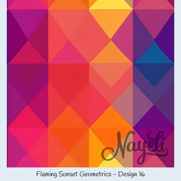 Flaming Sunset Geometrics – Bild 17