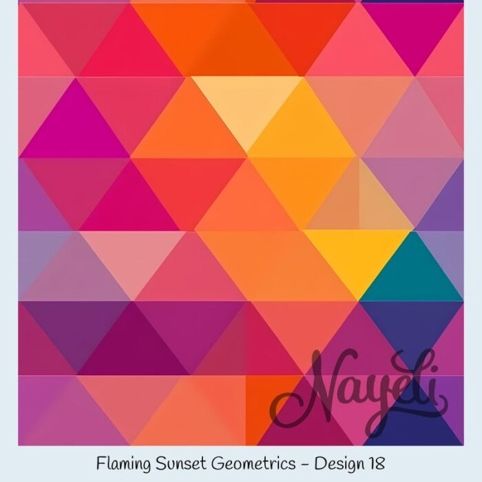Flaming Sunset Geometrics – Bild 19