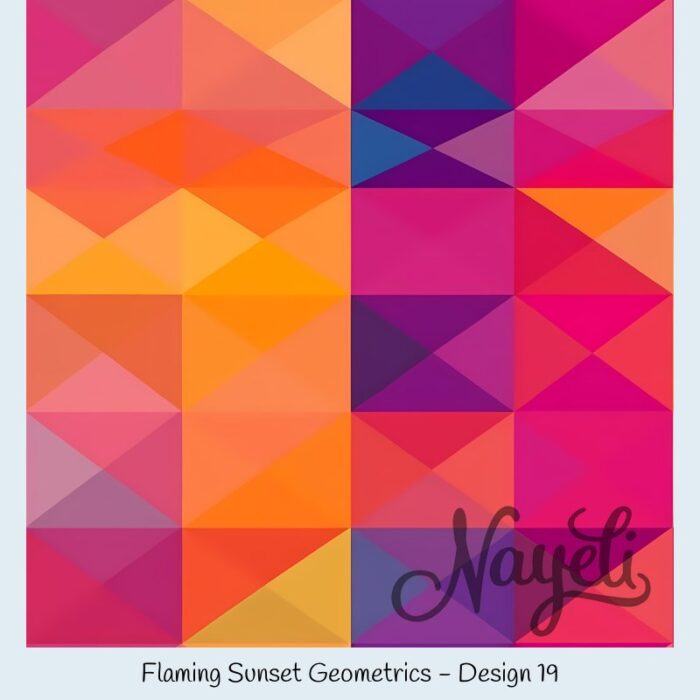 Flaming Sunset Geometrics – Bild 20