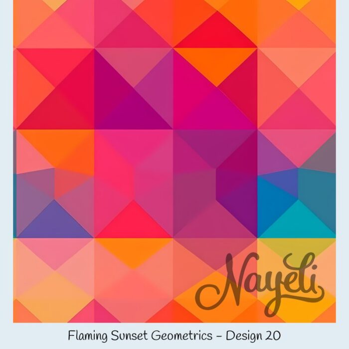 Flaming Sunset Geometrics – Bild 21