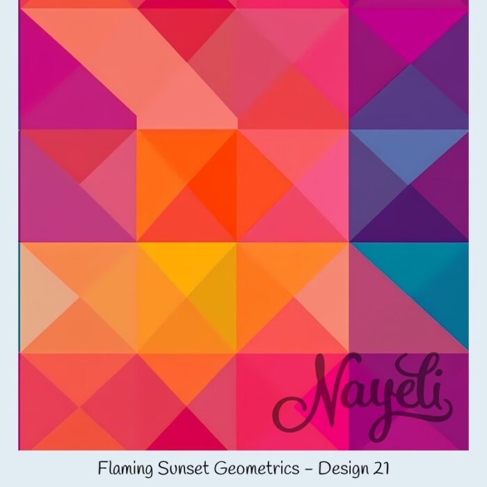 Flaming Sunset Geometrics – Bild 22