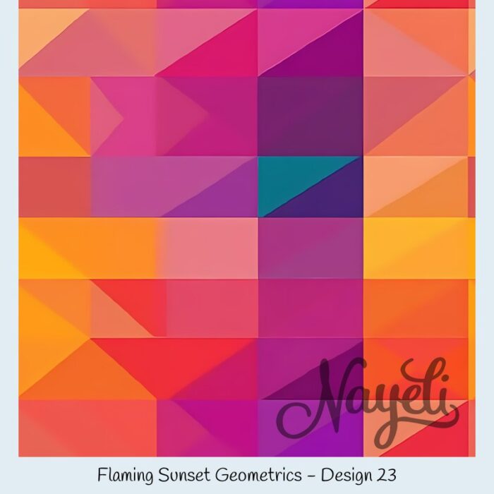 Flaming Sunset Geometrics – Bild 24