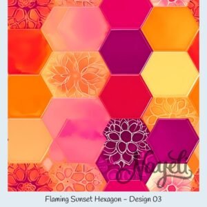 Flaming Sunset Hexagon – Bild 4