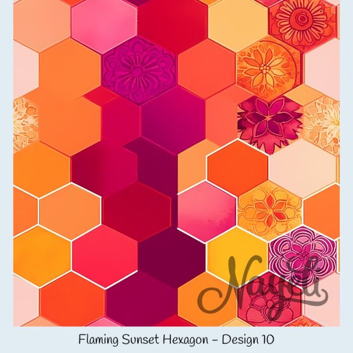 Flaming Sunset Hexagon – Bild 11