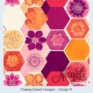 Flaming Sunset Hexagon – Bild 15