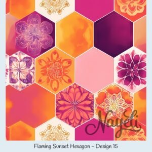 Flaming Sunset Hexagon – Bild 16