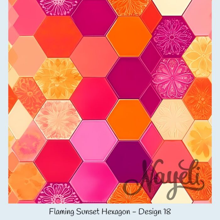 Flaming Sunset Hexagon – Bild 19