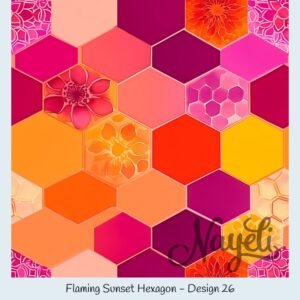 Flaming Sunset Hexagon – Bild 27