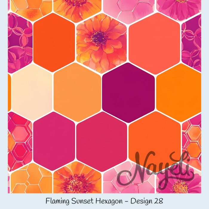 Flaming Sunset Hexagon – Bild 29