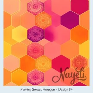 Flaming Sunset Hexagon – Bild 35