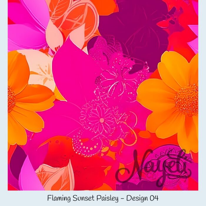 Flaming Sunset Paisley – Bild 5