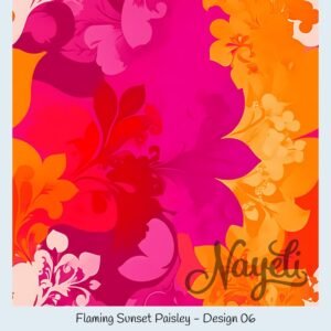 Flaming Sunset Paisley – Bild 7