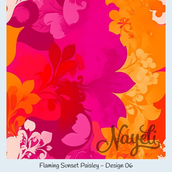Flaming Sunset Paisley – Bild 7
