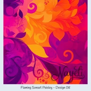 Flaming Sunset Paisley – Bild 9
