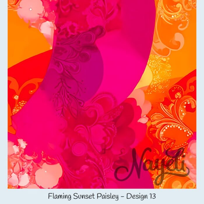 Flaming Sunset Paisley – Bild 14