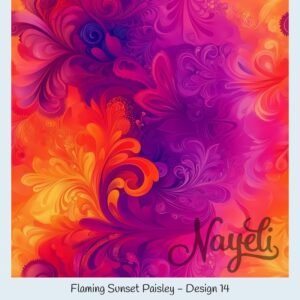 Flaming Sunset Paisley – Bild 15