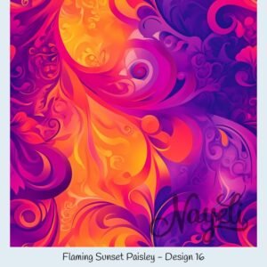 Flaming Sunset Paisley – Bild 17
