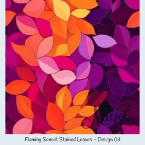 Flaming Sunset Stained Leaves – Bild 4