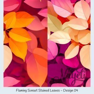 Flaming Sunset Stained Leaves – Bild 5