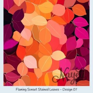 Flaming Sunset Stained Leaves – Bild 8
