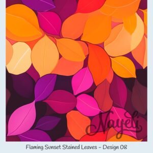 Flaming Sunset Stained Leaves – Bild 9