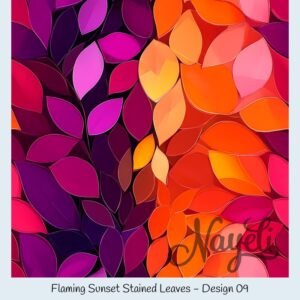 Flaming Sunset Stained Leaves – Bild 10