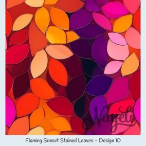 Flaming Sunset Stained Leaves – Bild 11