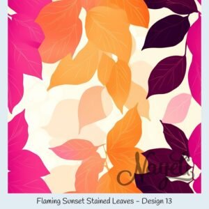 Flaming Sunset Stained Leaves – Bild 14