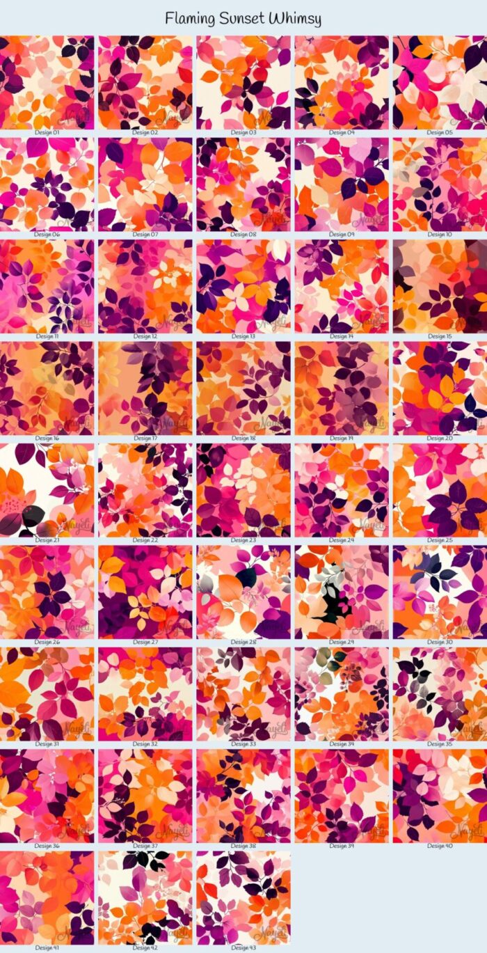 Flaming Sunset Whimsy – Bild 1