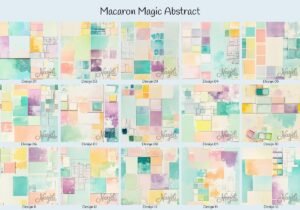 Macaron Magic Abstract